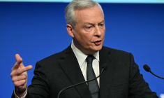 Le ministre de l'Economie et des Finances Bruno Le Maire à Paris le 8 janvier 2024. ( AFP / BERTRAND GUAY )