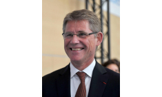 Lars Rebien Sørensen, président du conseil d'administration de la fondation Novo Nordisk, à Chartres le 21 avril 2016.  ( AFP / GUILLAUME SOUVANT )