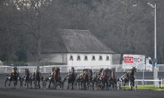 Le Grand Prix d'Amérique à l'Hippodrome de Vincennes, à Paris le 28 janvier 2024. ( AFP / MIGUEL MEDINA )