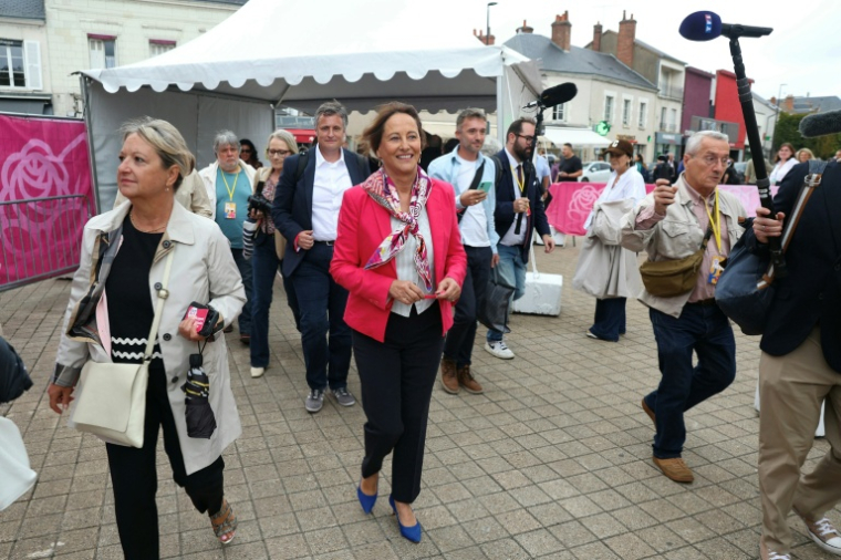 L'ex-candidate à la présidentielle Ségolène Royal, le 29 août 2026 aux journées d'été du PS, à Blois ( AFP / ALAIN JOCARD )