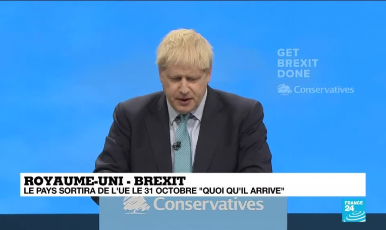 REPLAY - Brexit : Boris Johnson présente son "offre finale" au congrès du parti conservateur