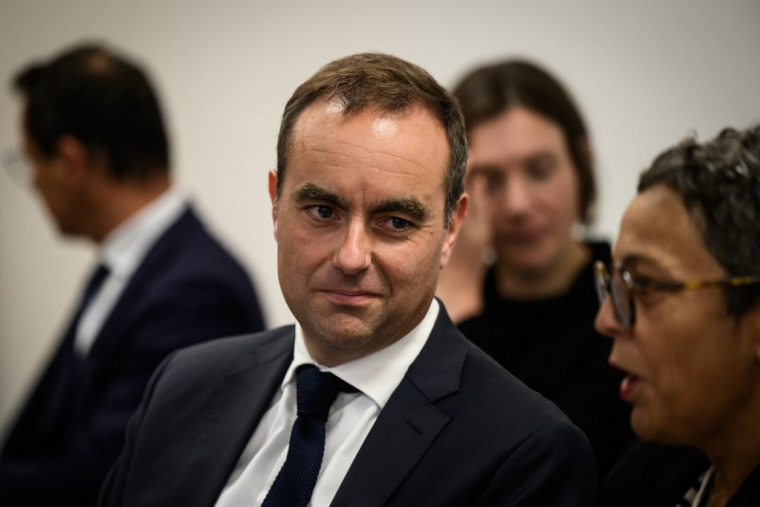 Sébastien Lecornu à Mâcon, le 13 septembre 2025. ( AFP / JEFF PACHOUD )