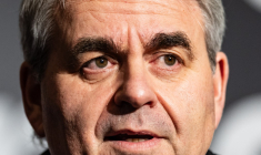 Xavier Bertrand, le 5 février 2024, à Lille ( AFP / SAMEER AL-DOUMY )