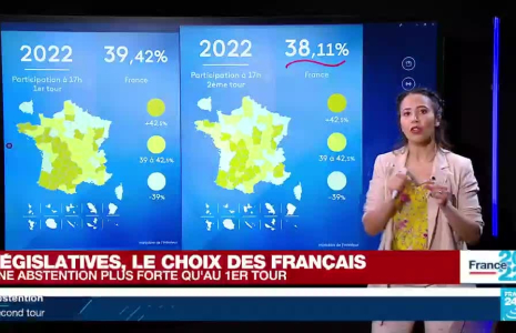 Législatives en France : une abstention plus forte qu'au 1er tour