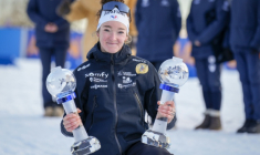 Lou Jeanmonnot à Oslo le 19 mars 2026 ( NTB / Heiko Junge )