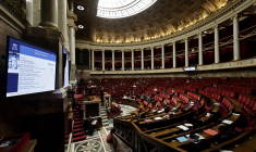 L'hémicycle de l'Assemblée nationale, le 11 décembre 2025 (illustration) ( AFP / STEPHANE DE SAKUTIN )