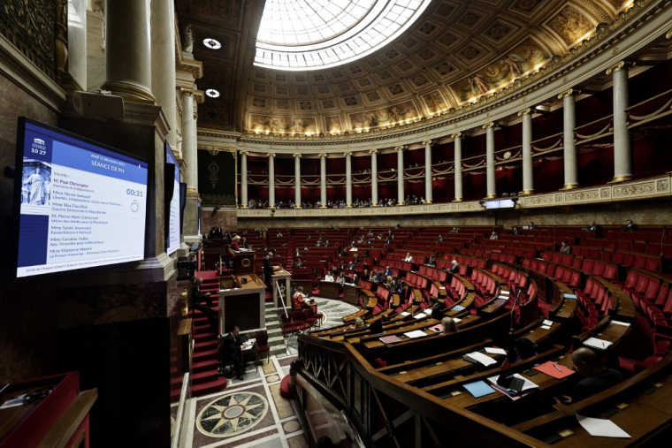 L'hémicycle de l'Assemblée nationale, le 11 décembre 2025 (illustration) ( AFP / STEPHANE DE SAKUTIN )