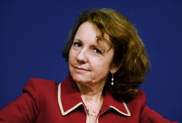 Marie-Ange Debon à Paris, le 31 janvier 2017 ( AFP / ERIC PIERMONT )