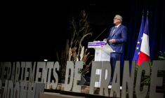 François Sauvadet à Agen,le 14 octobre 2022. ( AFP / THIBAUD MORITZ )