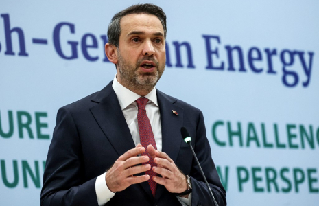 Alparslan Bayraktar, à Ankara, le 27 octobre 2023 ( AFP / ADEM ALTAN )