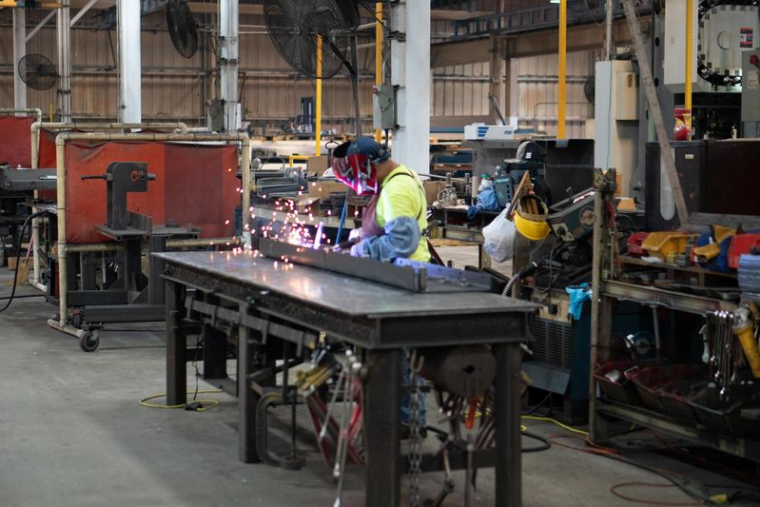L'usine Calder Brothers à Taylors, Caroline du Sud