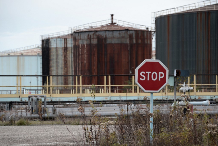 Si les friches d'habitat sont plus nombreuses, les friches industrielles constituent la plus grande part en surface (50%) ( AFP / FREDERICK FLORIN )