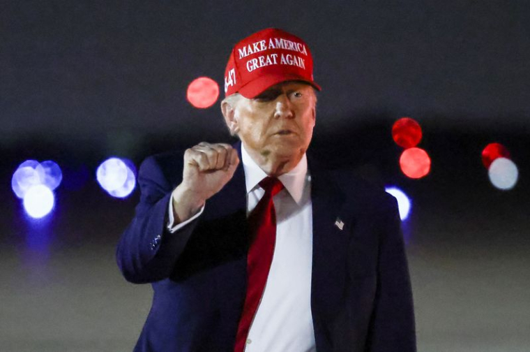 Le président des États-Unis Donald Trump