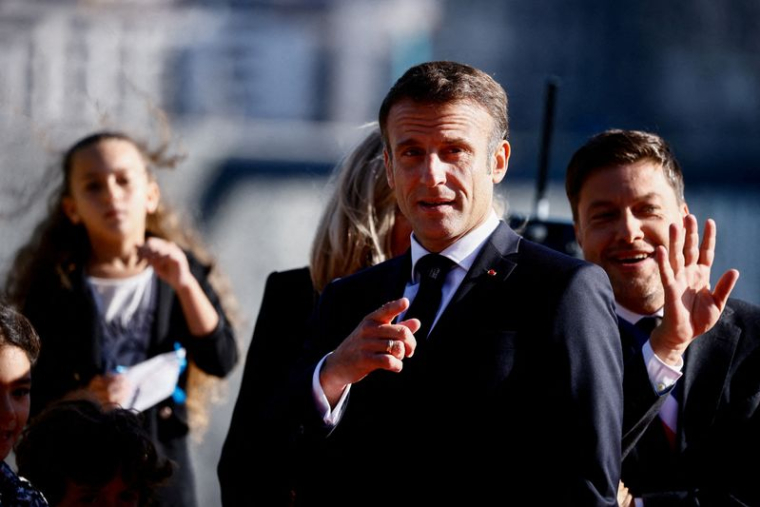 Le président français Emmanuel Macron, à Marseille