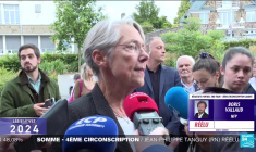 "Je donne tout pour mon pays", déclare Élisabeth Borne, réélue dans le Calvados