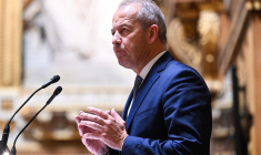 Jean-Francois Husson, le 17 novembre 2022, au Sénat ( AFP / BERTRAND GUAY )