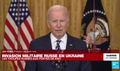 REPLAY - Le président américain, Joe Biden, s'exprime après l'invasion russe en Ukraine