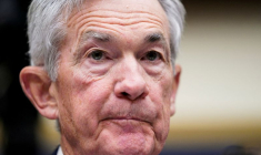 FILE PHOTO: U.S. Federal Reserve Chair Jerome Powell testifies before a House Financial Services Committee hearing in Washington