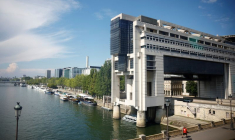 Le ministère de l'Economie et des Finances à Paris