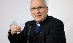 Vincent Jordy à Lourdes, le 31 mars 2023. ( AFP / CHARLY TRIBALLEAU )