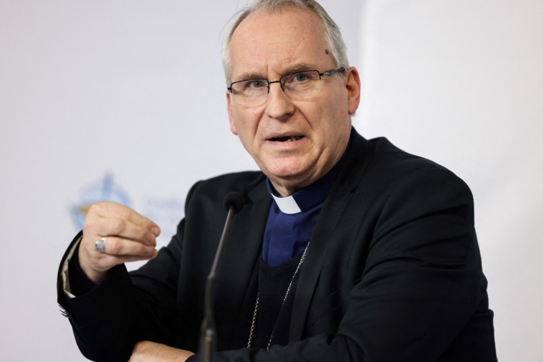 Vincent Jordy à Lourdes, le 31 mars 2023. ( AFP / CHARLY TRIBALLEAU )
