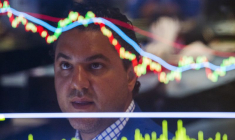 Un trader à la Bourse de New York