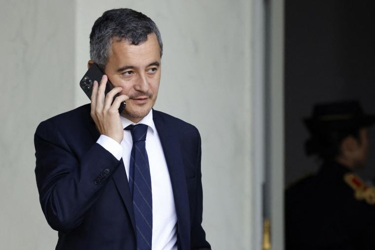 Le ministre de l'Intérieur Gérald Darmanin le 5 octobre à Paris. ( AFP / LUDOVIC MARIN )