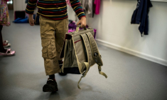 L'école primaire Mosaïque, à Nantes, prend en charge depuis un an des "enfants que l'école ordinaire ne comprend pas" ( AFP / Jeff PACHOUD )