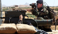 Des militaires français à Abéché, au Tchad, le 15 novembre 2007. ( AFP / THOMAS COEX )