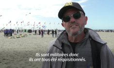 "Un peu de féérie": à Berck-sur-Mer, lancement du festival de cerfs-volants