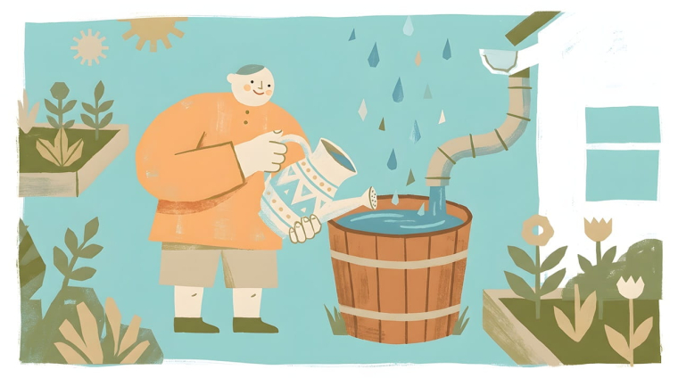Certains usages sont interdits avec de l'eau de pluie r&eacute;cup&eacute;r&eacute;e (Cr&eacute;dits: Adobe Stock - IA)