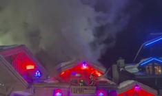 Feu intense dans un hôtel de luxe à Courchevel, près de 300 personnes évacuées