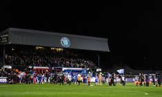 Le stade de Macclesfield ravagé par les flammes