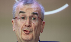 François Villeroy de Galhau lors de la 55e réunion annuelle du Forum économique mondial (WEF) à Davos