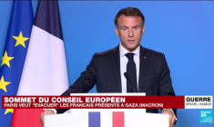 Macron annonce la création d'une "coalition humanitaire" pour les civils à Gaza