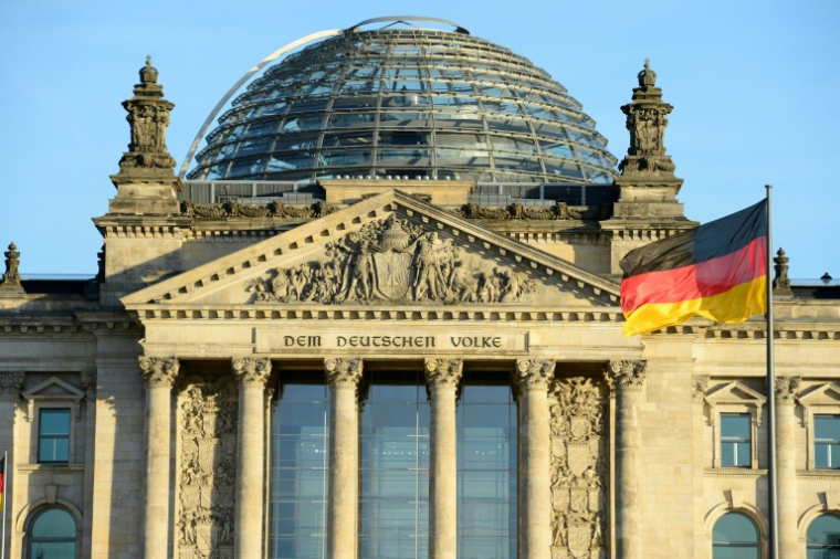 Une cyberattaque remet en question la sécurité des communications au Bundestag, chambre basse du parlement allemand ( AFP / John MACDOUGALL )