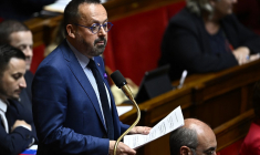 Yannick Neuder à Paris le 29 mai 2024. ( AFP / JULIEN DE ROSA )