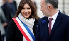 Anne Hidalgo, le 11 novembre 2022, à Paris ( POOL / Ludovic MARIN )