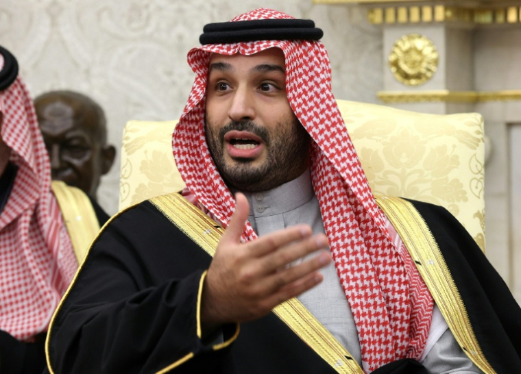 Le prince héritier saoudien Mohammed ben Salmane à Washington, le 18 novembre 2025 ( GETTY IMAGES NORTH AMERICA / WIN MCNAMEE )