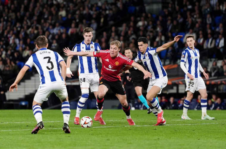 C3 : Manchester United frustré par la Real Sociedad