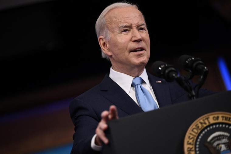 Joe Biden, le 8 mai 2023, à Washington ( AFP / BRENDAN SMIALOWSKI )