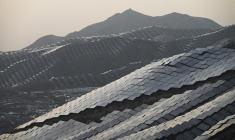 Une ferme soldaire à Zhangjiakou, en Chine. ( AFP / GREG BAKER )