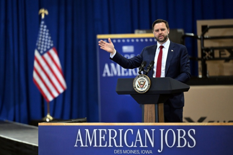 Le vice-président américain JD Vance, à Des Moines (Iowa), le 5 mai 2026 ( POOL / Roberto Schmidt )