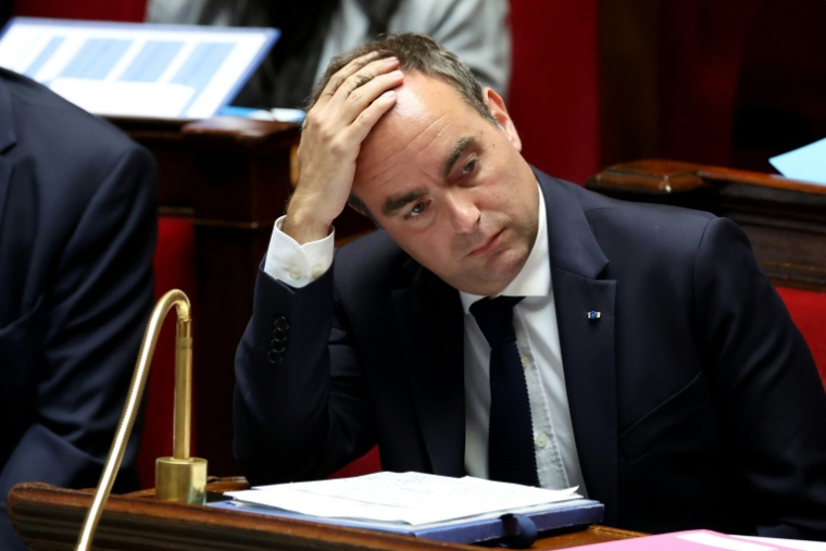 Le Premier ministre Sébastien Lecornu à l'Assemblée nationale à Paris le 3 juin 2026 ( AFP / Xavier GALIANA )