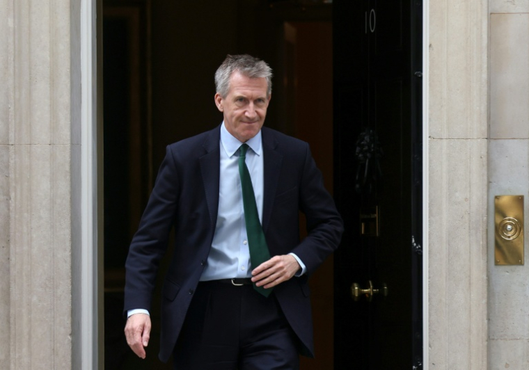 Le ministre de la Défense britannique Dan jarvis à Londres le 12 juin 2026 ( AFP / Toby Shepheard )