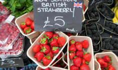 Prix des produits alimentaires au Borough Market de Londres