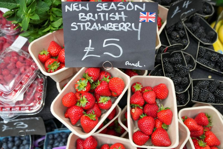 Prix des produits alimentaires au Borough Market de Londres