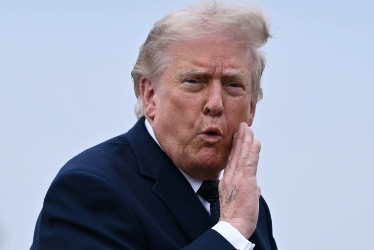 Le président américain Donald Trump, le 22 mai 2026 à Morristown ( AFP / Brendan SMIALOWSKI )