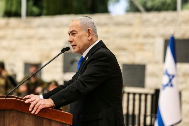 Le Premier ministre israélien Benjamin Netanyahu à Jerusalem le 21 avril 2026 ( POOL / Ilia YEFIMOVICH )