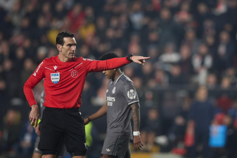 Espagne : l’arbitre de Rayo-Real Madrid fait polémique